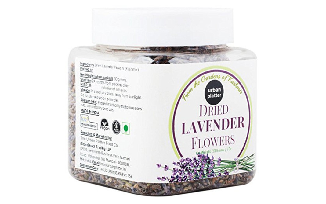 Urban Platter Dried Lavender Flowers    Jar  30 grams